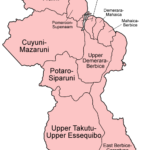 Guyana regions english