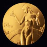 What was making the Queen laugh so much? It was this naked lady, on the back of Agard's medal for poetry