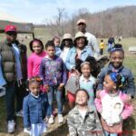 Family at the 1st kite flying event in the Washington, DC Metro area