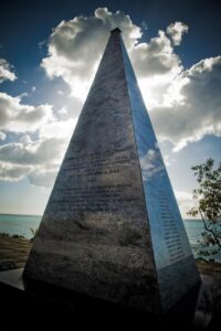 Cubana Flight 455 monument in the Paynes Bay area of Barbados