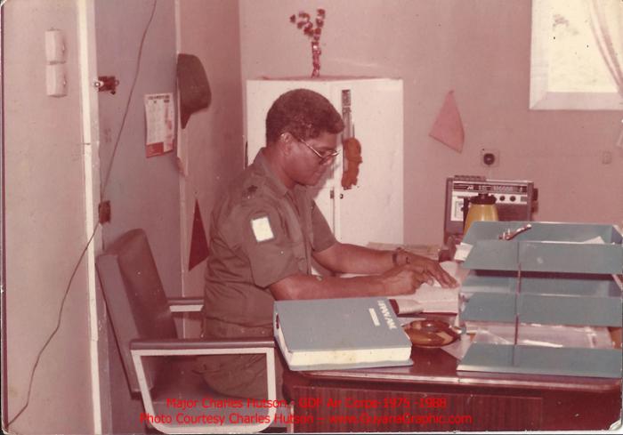 Major Charles Hutson - GDF Air Corps-1975 -1988