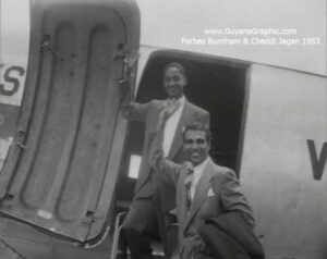 Forbes Burnham and Cheddi Jagan 1953