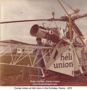 At Heli Union in the Pyrénées, France - 1975