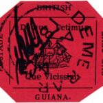 1856 british guiana one cent magenta