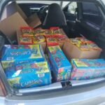 Supplies for the 2014 St. Cuthbert's Mission Primary School Christmas Party