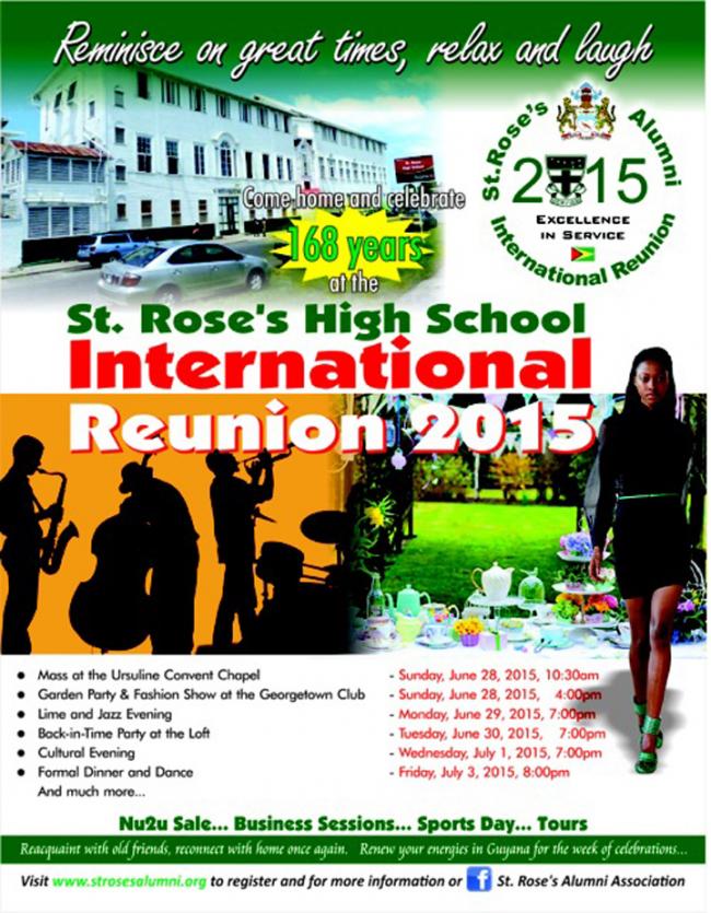 St. Rose’s Alumni International Reunion 2015