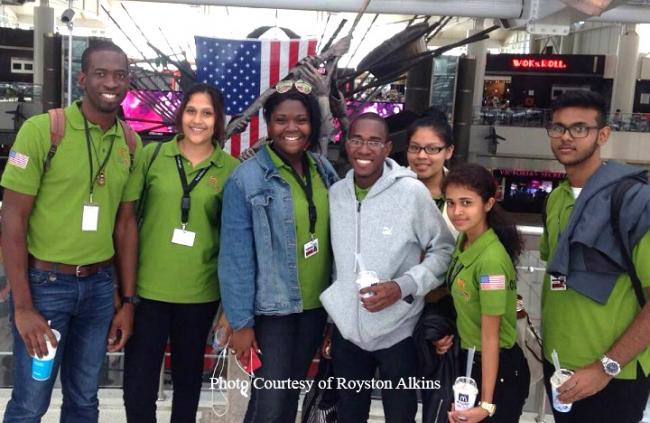 L – R: Royston Alkins (mentor), Nareema Khan, Joashaha Drakes Hanani Lewi, Dolly Chambers, Natisha Mokutnauth and Ashraf Dabie