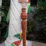 Reparations Baton, created in Barbados and made of Mahogany wood