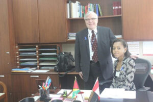 High Commissioner Pierre Giroux High Commissioner hands over his seat!