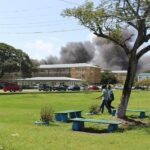 Fire at the University of Guyana