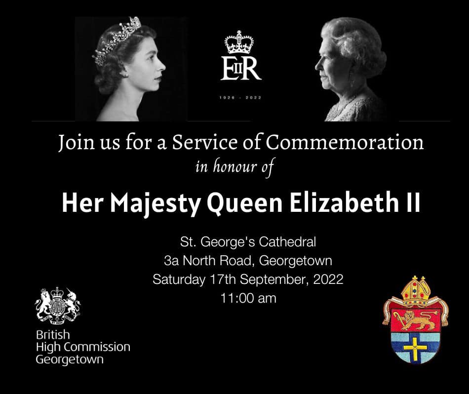 Commemoration in honour of Her Majesty Queen Elizabeth II.