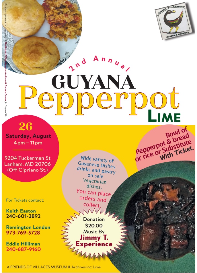 Second Annual "GUYANA PEPPERPOT LIME"