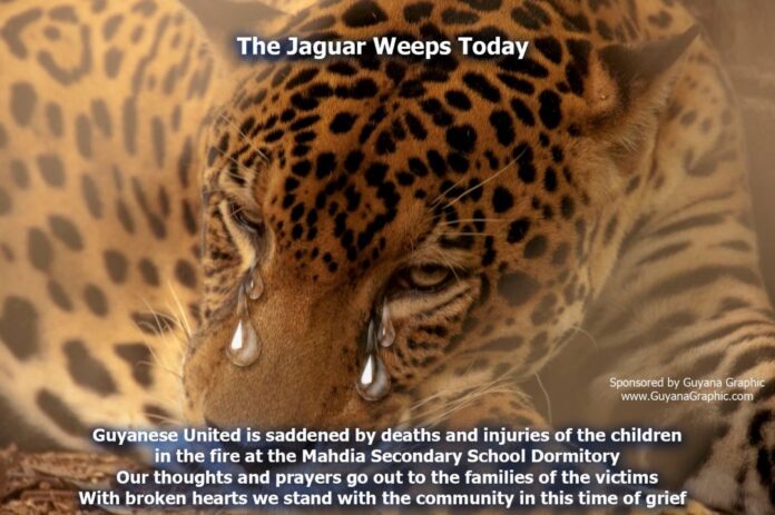 The Jaguar weeps for the victims of Mahdia