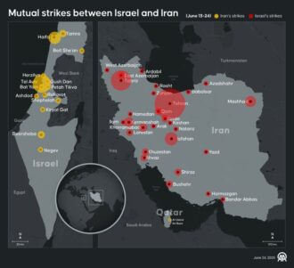 Mutual Strikes between Israel and Iran