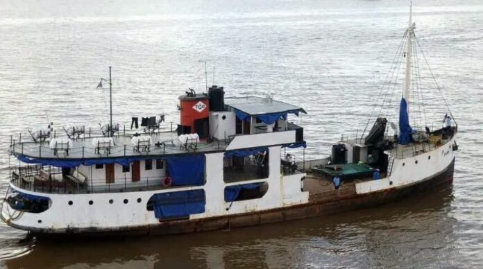 The MV Barima during better days