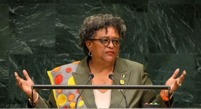 Prime Minister Mia Amor Mottley of Barbados addresses the General Debate of the UN General Assembly’s 81st session
